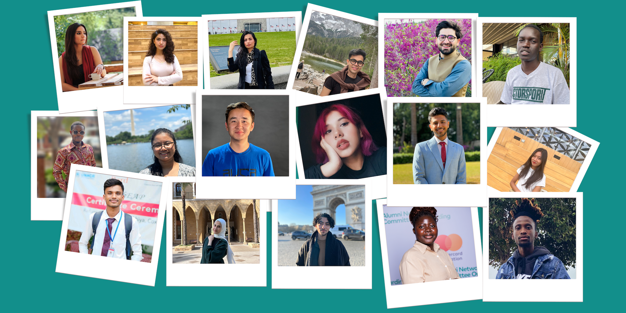 Collage of headshots of GE Fellows 2025-26